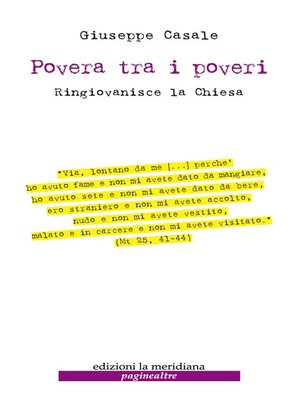 cover image of Povera tra i poveri
